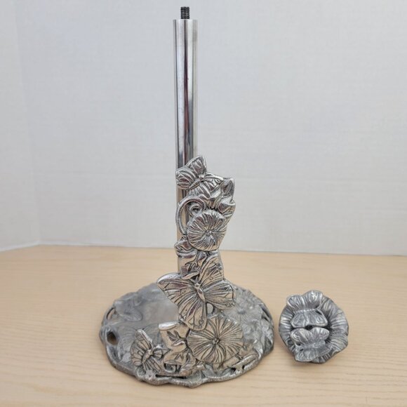 Arthur Court Aluminum Butterfly Garden Decorative Paper Towel Holder Metal 13" - Picture 10 of 17